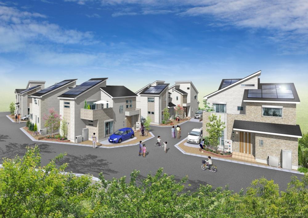 Rendering (appearance).  [Rendering cityscape Perth] Front road there is also a spacious room with about 4.9m. Smile full of the city's family.