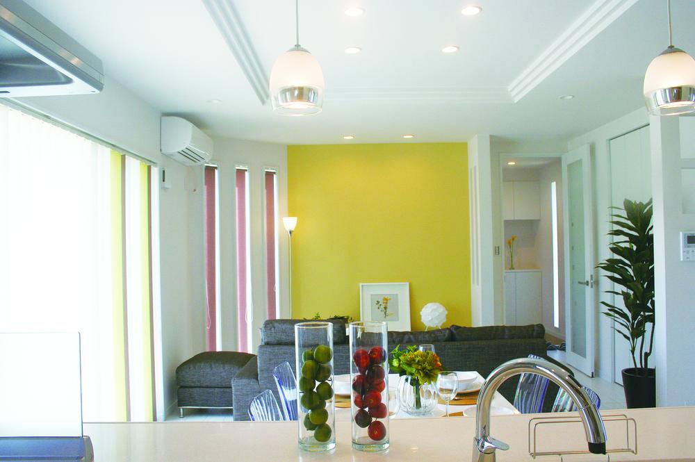 Living. Living the wide windows that spread is creating a bright and airy incorporate natural light.