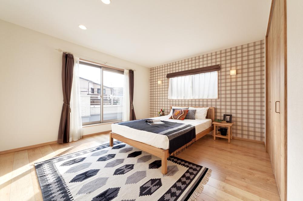 Building plan example (Perth ・ Introspection). Free design with a commitment to shape. (Example of construction)