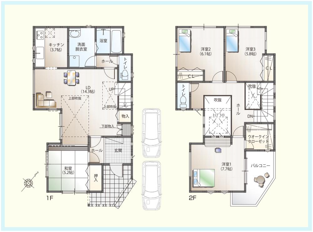Floor plan. (12), Price TBD , 4LDK, Land area 129.8 sq m , Building area 110.16 sq m