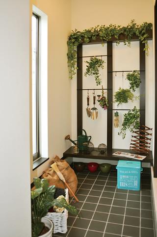 Building plan example (introspection photo). Inner terrace (our example of construction)