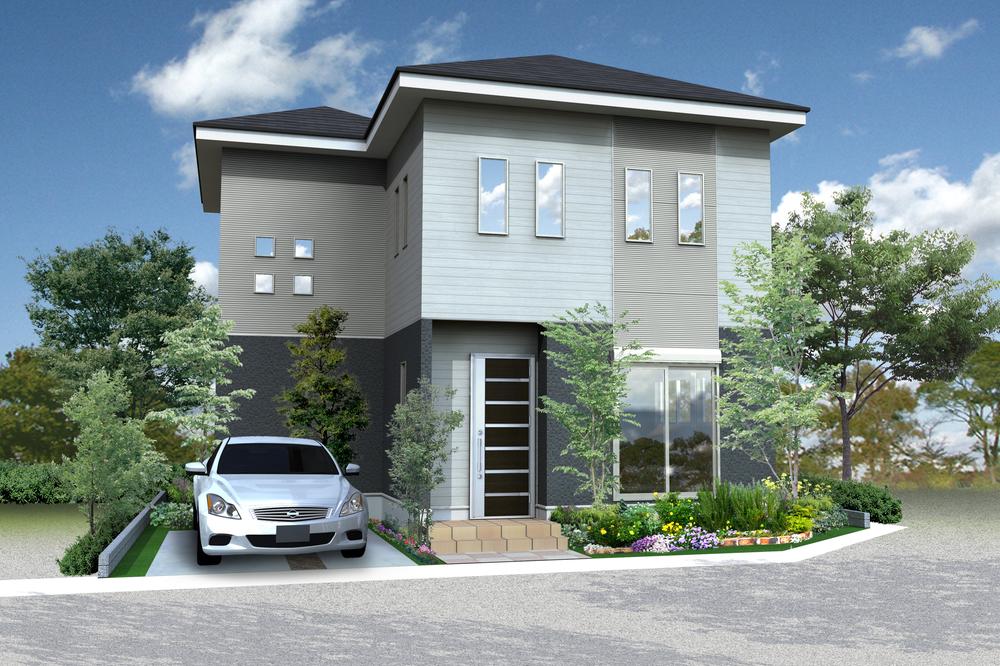 Local photos, including front road. Building plan example (F No. land)