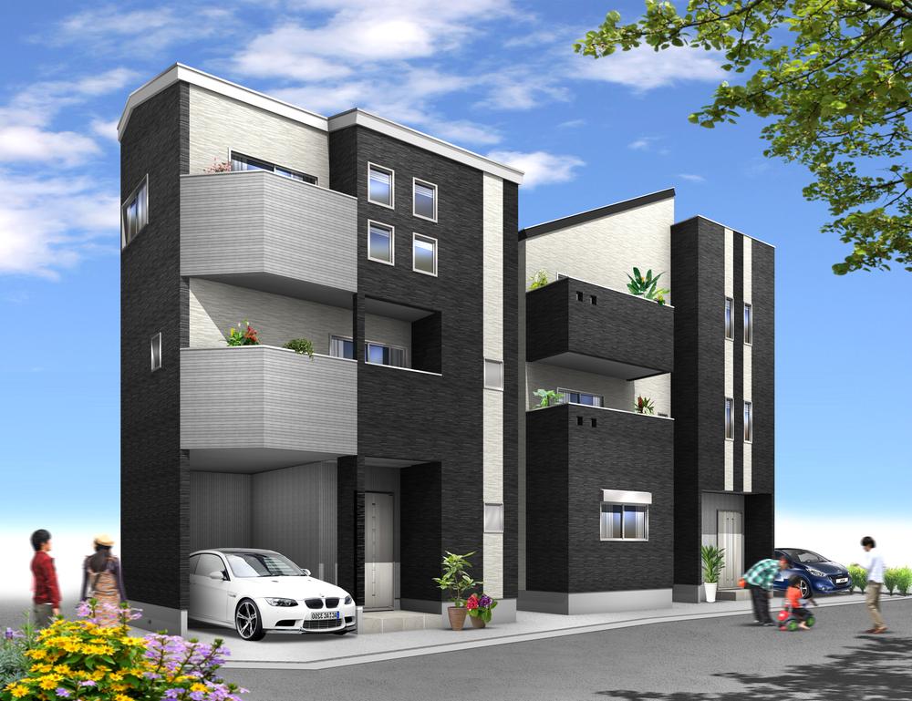 Building plan example (Perth ・ appearance). Building plan example