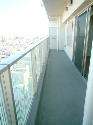 Balcony. Very wide