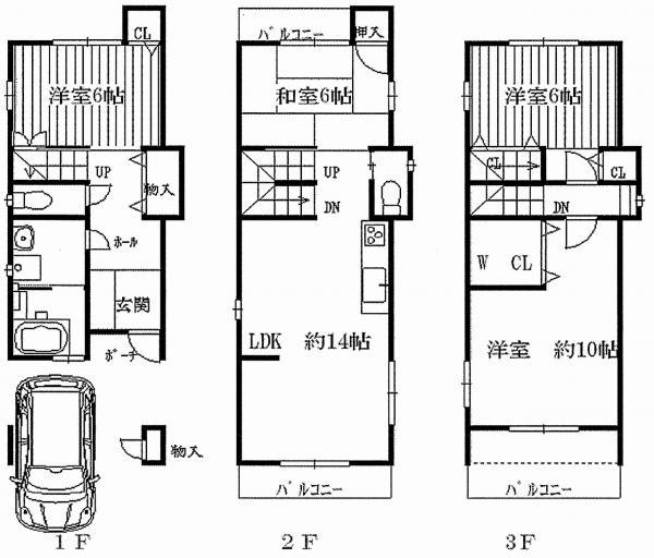 Floor plan. 28.8 million yen, 4LDK, Land area 71.17 sq m , Building area 98.83 sq m