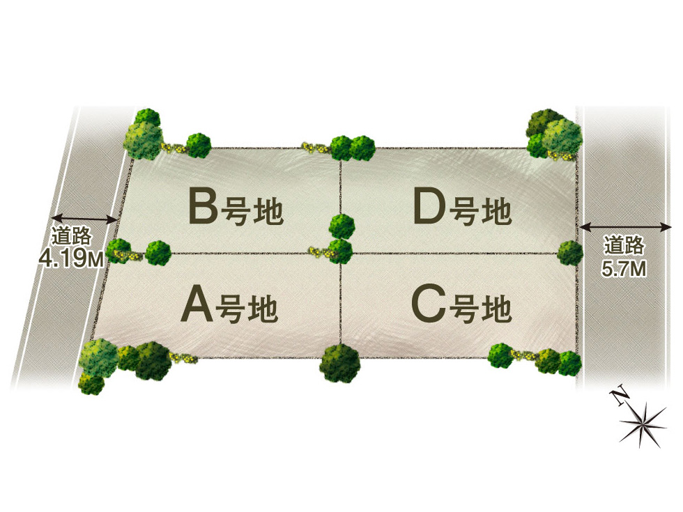 The entire compartment Figure. Road width is 4.19 ~ 5.7m, Site 25 square meters more than, Frontage has also been firmly secured local. This room is as much as luxury while are in the city center! Compartment Figure