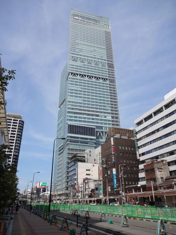 Shopping centre. Abenobashi Terminal Building until the (shopping center) 450m