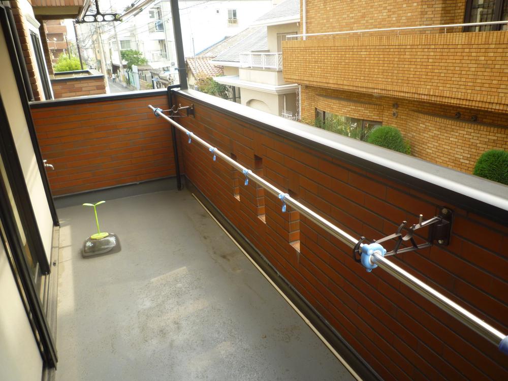 Balcony. Second floor balcony of the wide