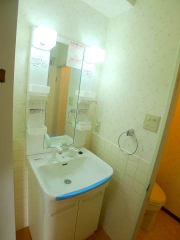 Washroom. Independent wash basin