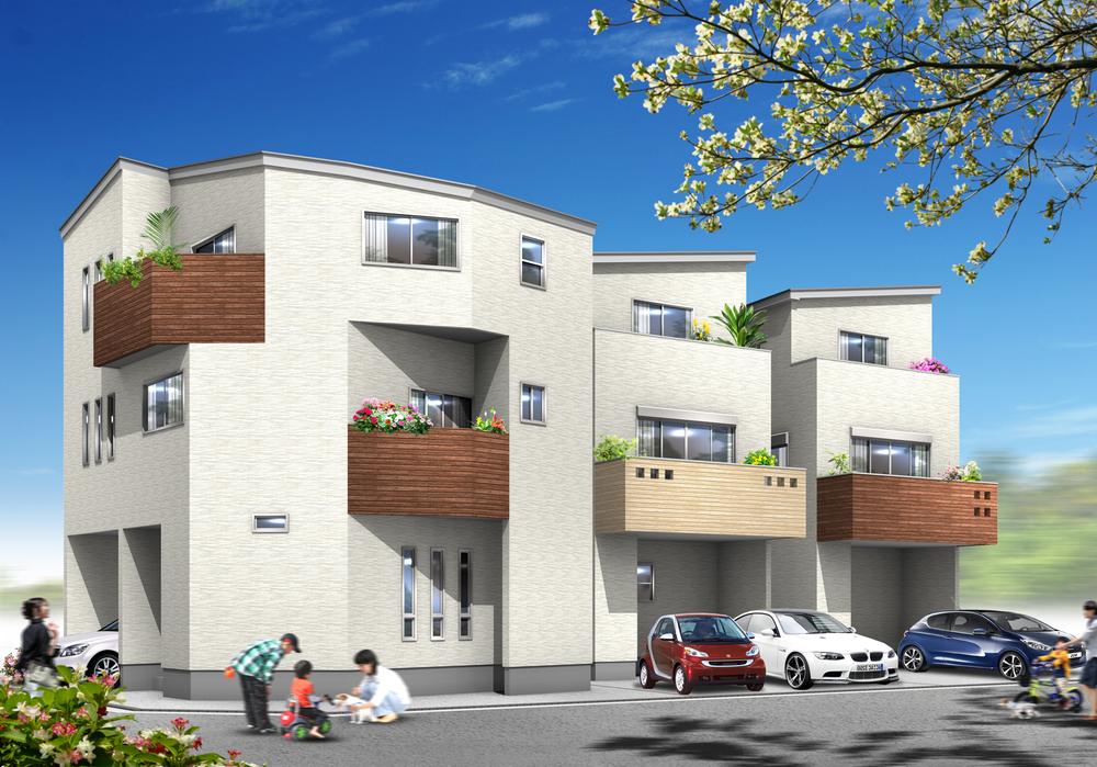 Building plan example (Perth ・ appearance). Building plan example