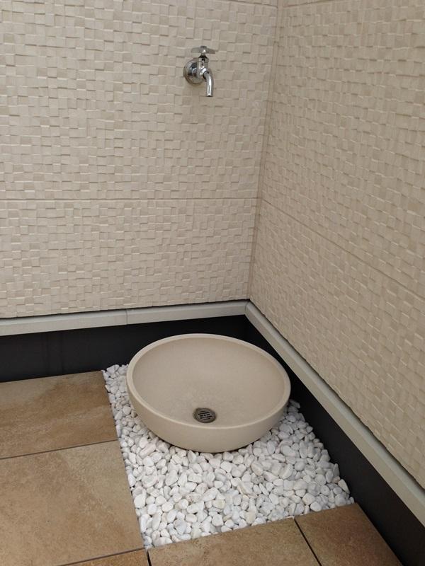 Balcony. Convenient balcony faucet is lucky