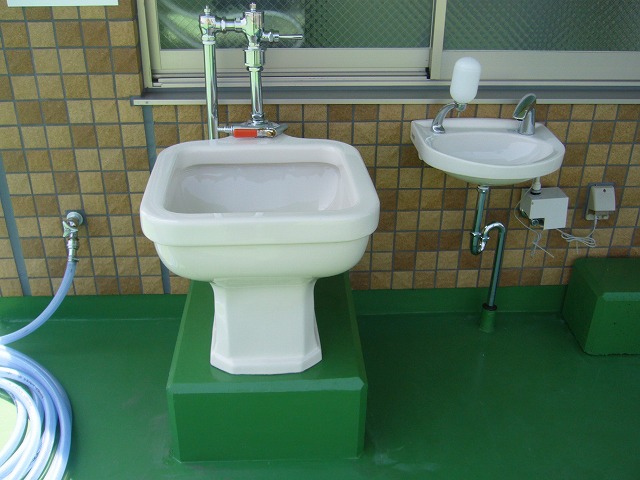 Other common areas. Rooftop pet foot washing place