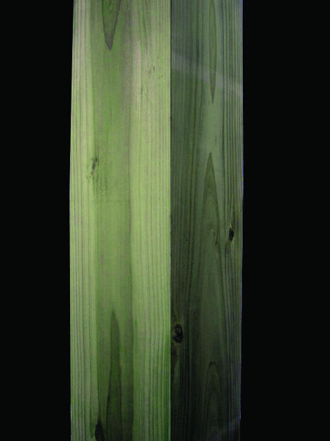 Other. Green pillars