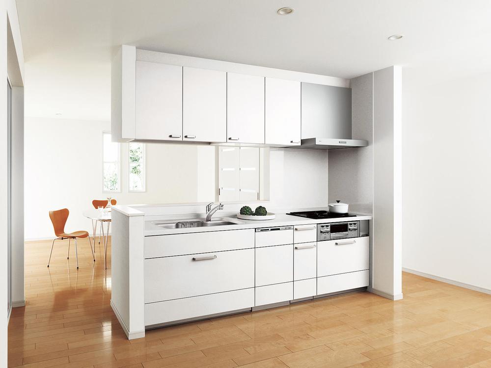 Building plan example (introspection photo). Panasonic made Dish washing and drying machine ・ Water filter ・ Down Wall storage