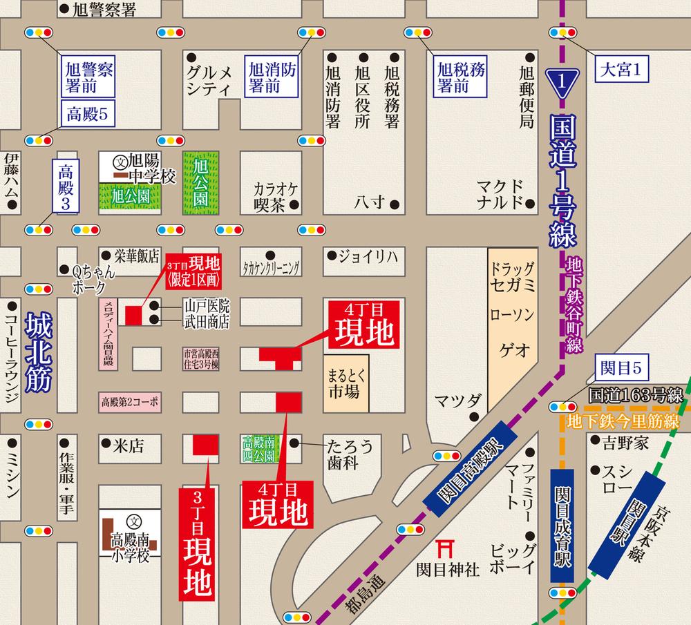Local guide map