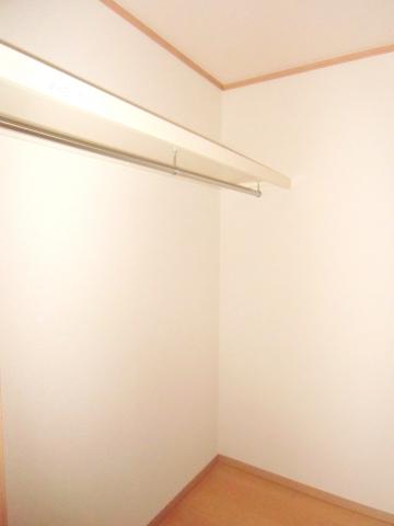 Non-living room. Is a walk-in closet can store plenty