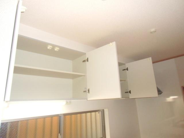 Receipt. Is a shelf on the kitchen