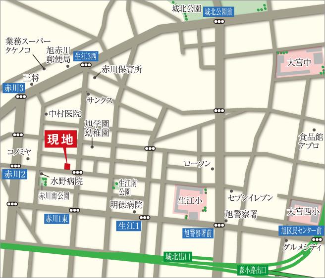 Local guide map