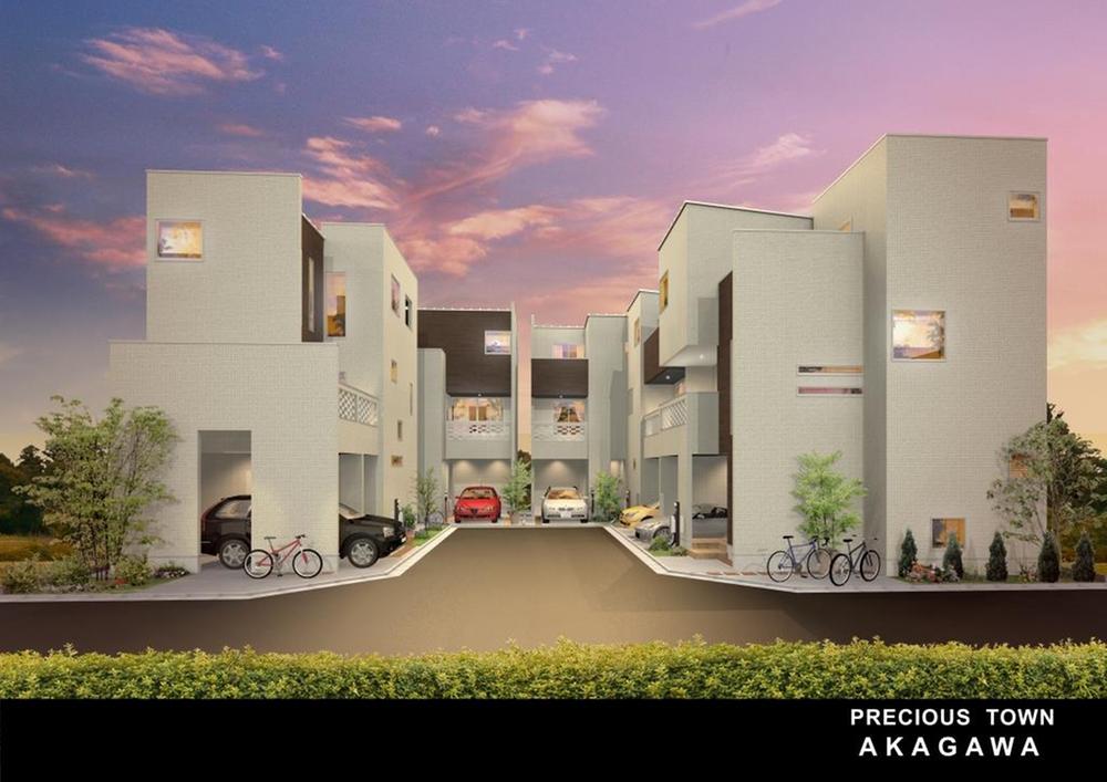 Building plan example (Perth ・ appearance). Tiled stylish appearance Appearance of calm atmosphere is the best of the property from the looks to be soften some people live
