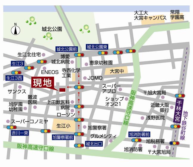 Local guide map