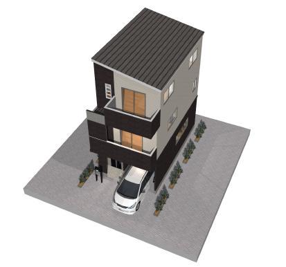 Rendering (appearance). D-stage to the theme based on the concept of "Only on Spce Desin", Model design tailored to each and every lifestyle ・ Suggestions and Perth building.