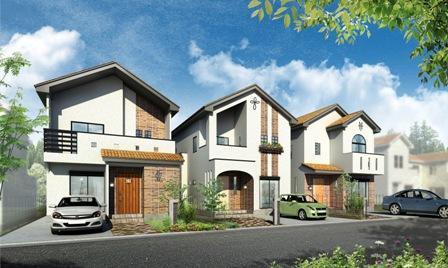Rendering (appearance). Purodeyusu Continental modern mansion