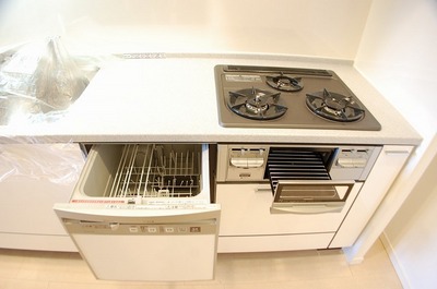 Kitchen. Food washing machine Attached to