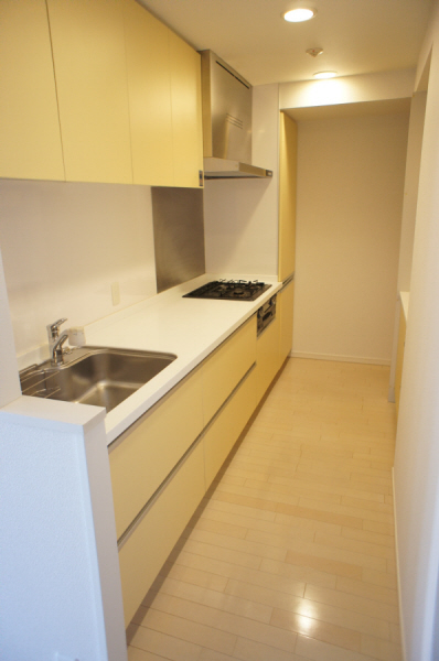 Kitchen. Storage capacity ◎ of kitchen with hanging cupboard