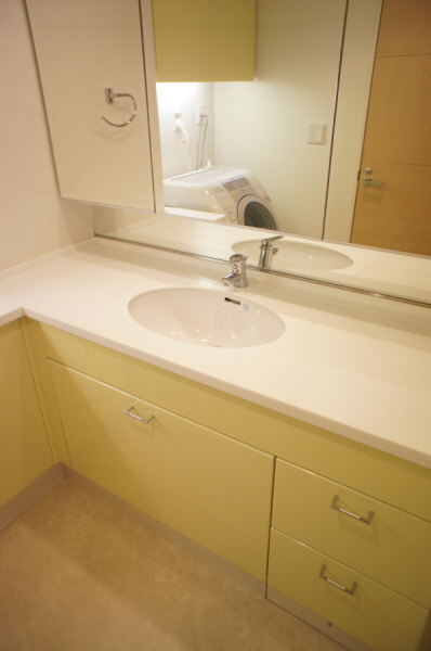 Washroom. Wash basin