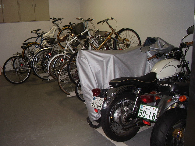 Other common areas. Bicycle-parking space
