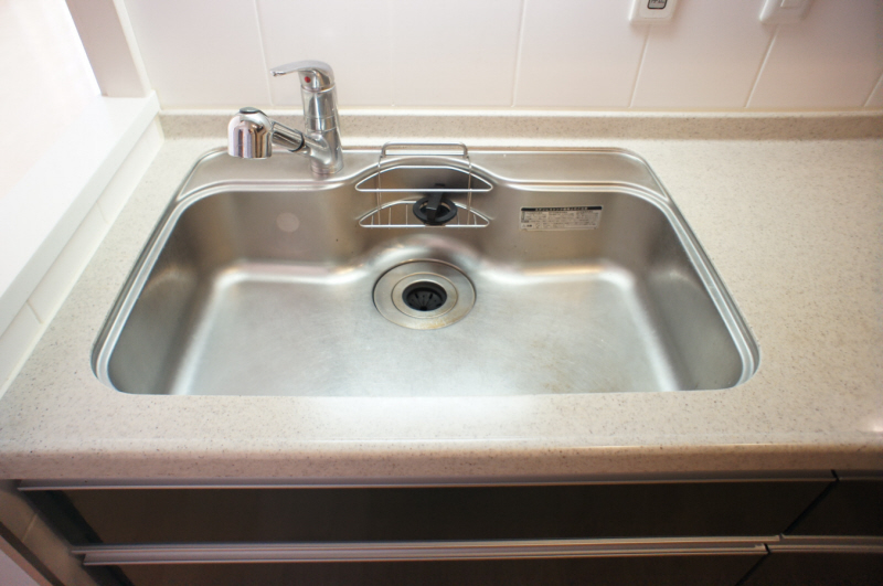 Kitchen. Disposer with sink