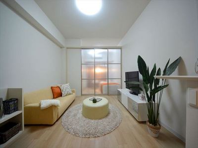 Living and room. This room has a certain sense of open. 