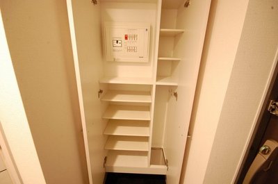 Entrance. Shoe box