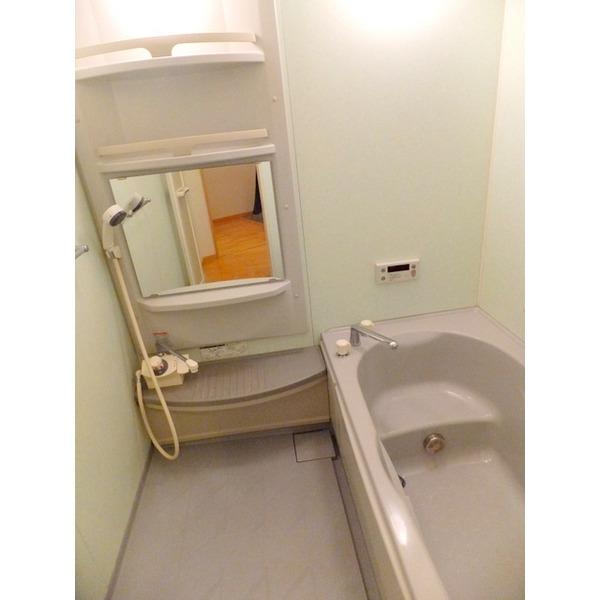 Bathroom. With mirror bathroom