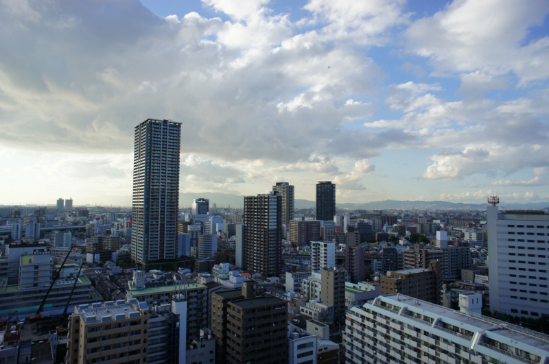 View. Northeastward balcony