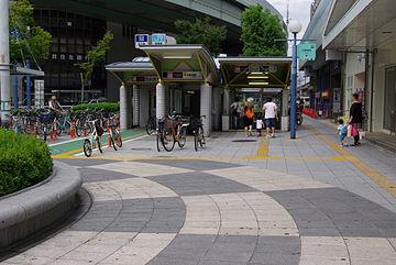 station. Subway Sennichimae Line Until Nodahanshin 560m