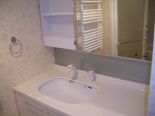 Kitchen. Vanity (during the 2013 November shooting)