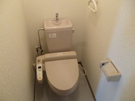 Toilet. With Washlet