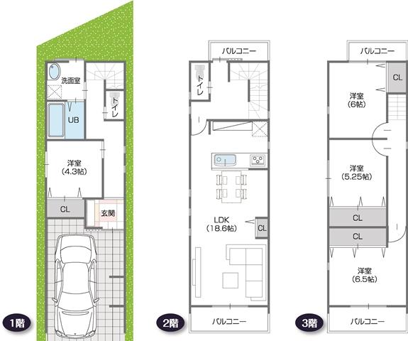 Floor plan. 31,800,000 yen, 4LDK, Land area 64.17 sq m , Building area 107.73 sq m floor plan be changed