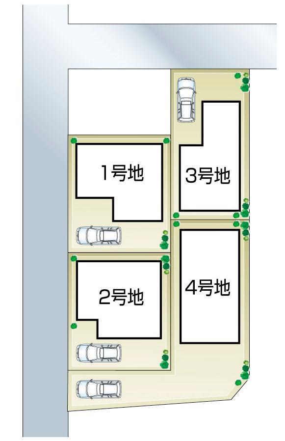 The entire compartment Figure. All four compartment! Front road 5.0m or more!