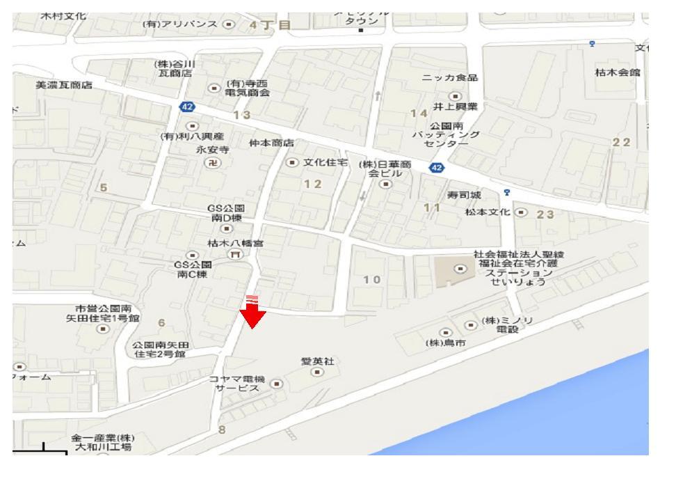 Local guide map. Local guide map Please call when you do not know.