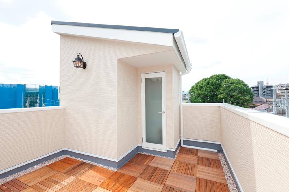 Model house photo. There is also a roof balcony! Also available in the hobby of space, such as BBQ and astronomical observation