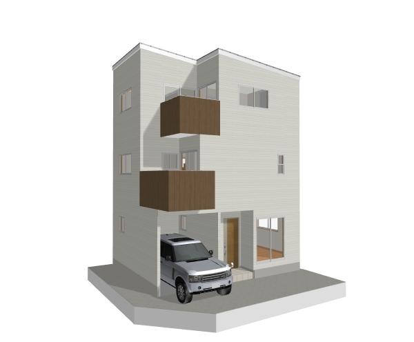 Building plan example (Perth ・ appearance). A No. land