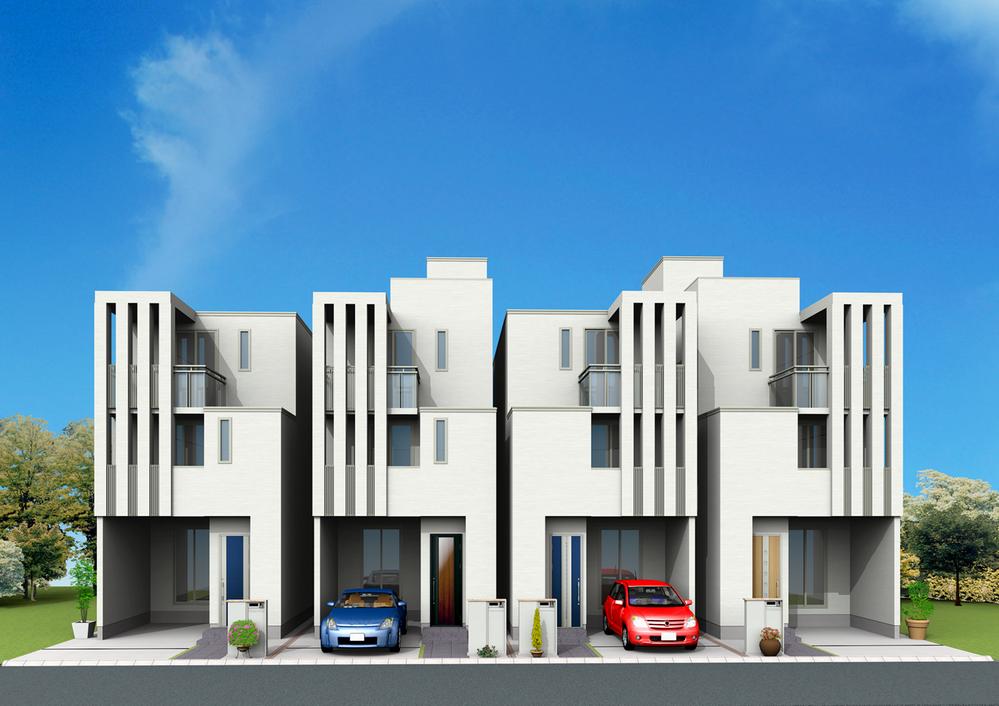 Building plan example (Perth ・ appearance). Simple and bold appearance is the properties that stand out when people!
