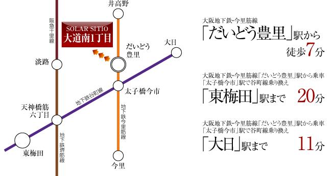 Local guide map