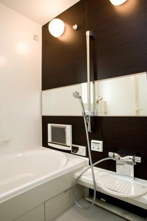 Building plan example (introspection photo). Spacious adopted 1 pyeong type bath to heal daily fatigue. Also you can choose such as color and tub in the form of a panel.