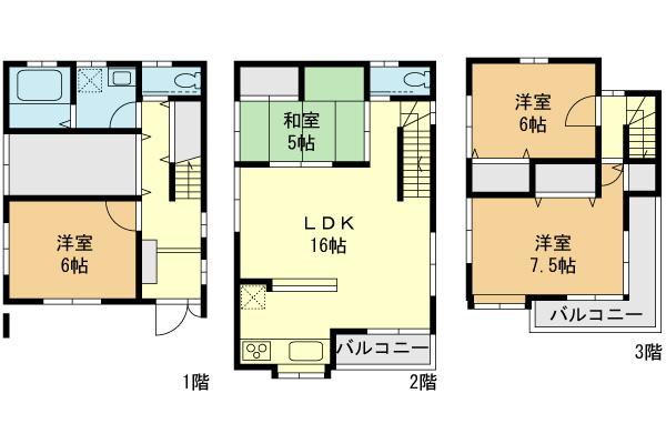 Floor plan. 38,800,000 yen, 4LDK, Land area 96.85 sq m , Building area 105.3 sq m