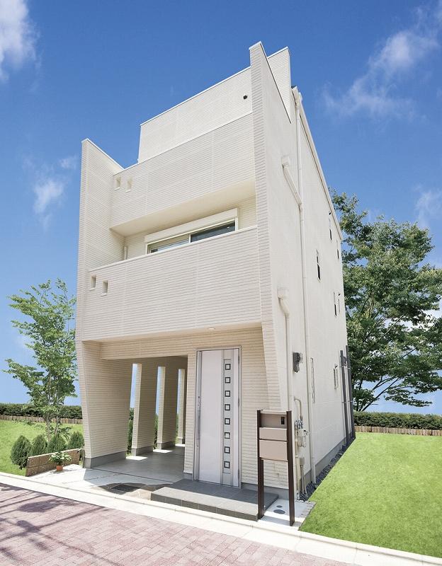 Building plan example (Perth ・ appearance). Will Fiorentino House Shinmori model house photo you can choose from among a lot of the outer wall so that we can offer a unique look better home