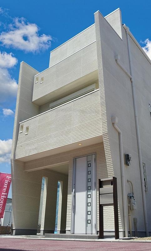 Building plan example (exterior photos). Shinmori construction cases