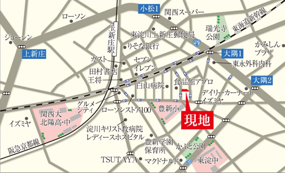 Local guide map